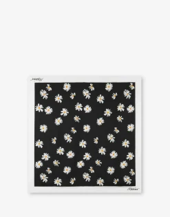 Moschino Scarves & Foulard^Allover Daisy Silk Scarf