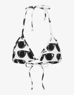 Moschino Swimwear^Allover Sunglasses Bikini Top