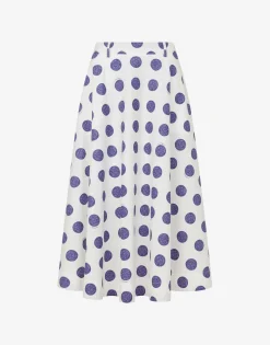 Moschino Skirts^Biro Polka Dots poplin skirt