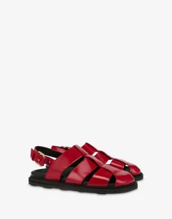 Moschino Sandals^Brushed Calf Sandals