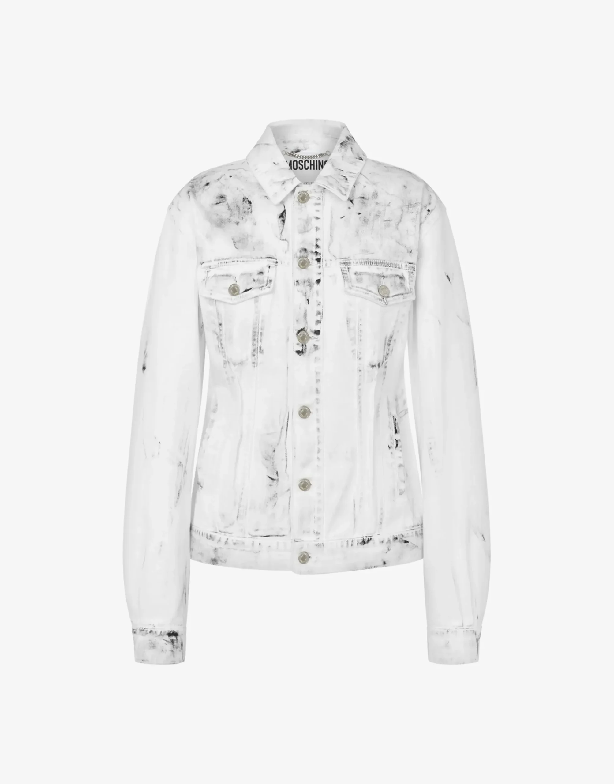 Moschino Jackets|Co-ords^Cotton bull jacket Laurel Crown Patch