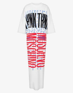 Moschino Dresses^Cotton interlock dress 'Think Twice'
