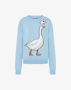 Moschino Knitwear^Cotton Pullover Goose