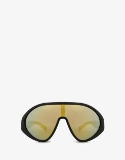 Moschino Sunglasses^3D Logo mask sunglasses