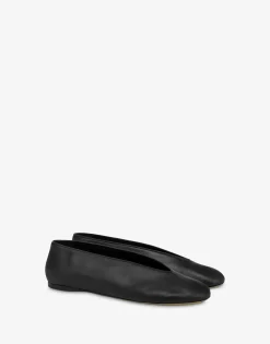 Moschino Flats^Duck Nappa Ballerinas