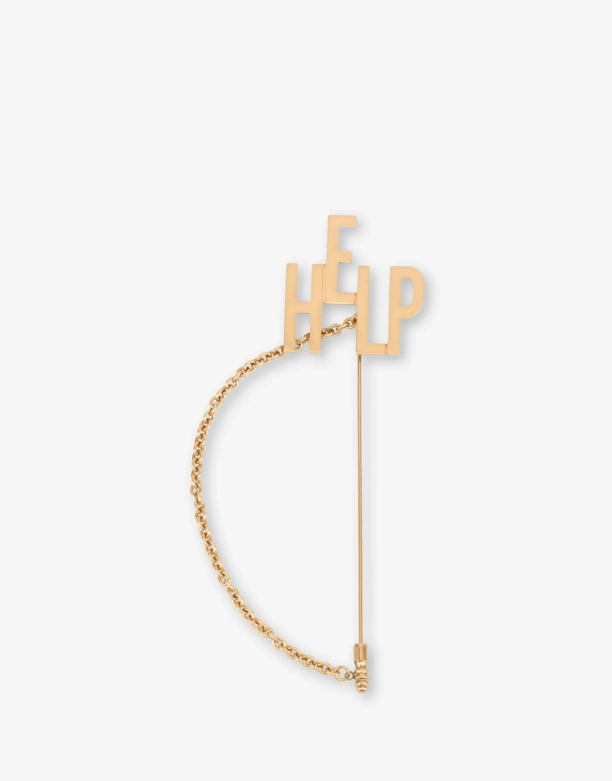 Moschino Jewelry^HELP Chain Brooch