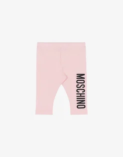 Moschino Girl^Jersey Leggings Logo Print