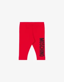 Moschino Girl^Jersey Leggings Logo Print