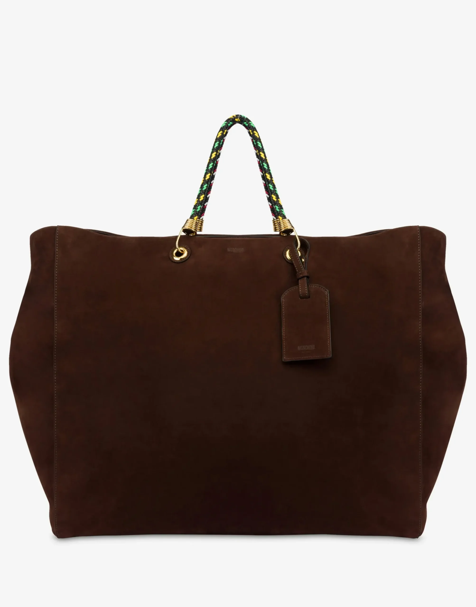 Moschino Handbags|Bags & Backpacks^Large Braided Cord Suede Shopper