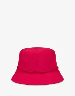 Moschino Hats & Gloves^Lettering Logo Bucket hat