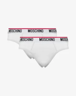 Moschino Underwear^Logo Band set of 2 stretch briefs