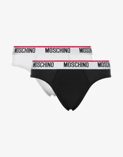 Moschino Underwear^Logo Band set of 2 stretch briefs