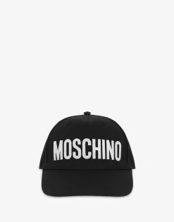 Moschino Hats & Gloves|Hats & Gloves^Logo Embroidery canvas hat