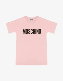 Moschino Girl^Logo Print jersey dress