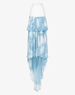 Moschino Co-ords|Skirts^Long skirt with ""In the Cloud"" print