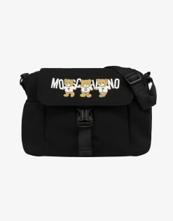 Moschino Baby Accessories^Mom Bag with Changing Mat Teddy Bear