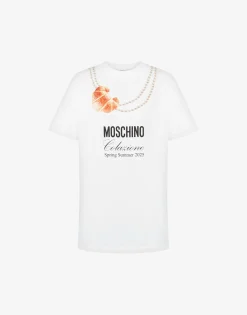 Moschino T-shirts & Sweatshirts^Organic Jersey T-shirt Breakfast