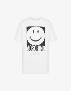 Moschino T-shirts & Sweatshirts^Organic Jersey T-shirt Smiley®