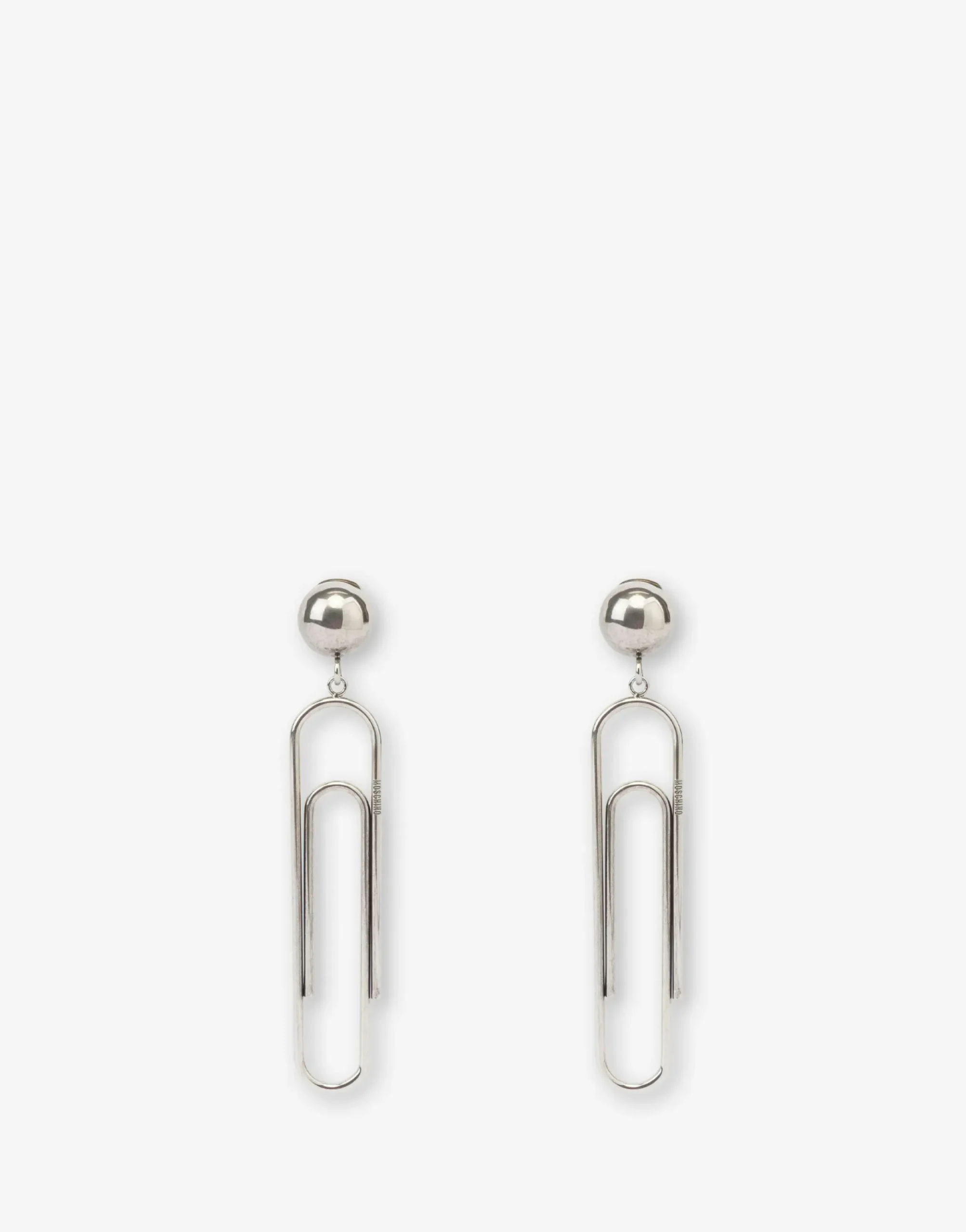 Moschino Jewelry^Paper Clips Drop Earrings
