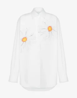 Moschino Shirts^Poplin Shirt Daisy Print