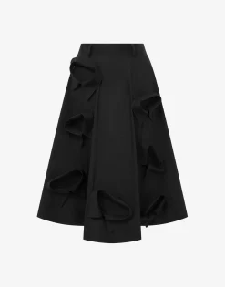 Moschino Skirts^Poplin Skirt with Multi Collars