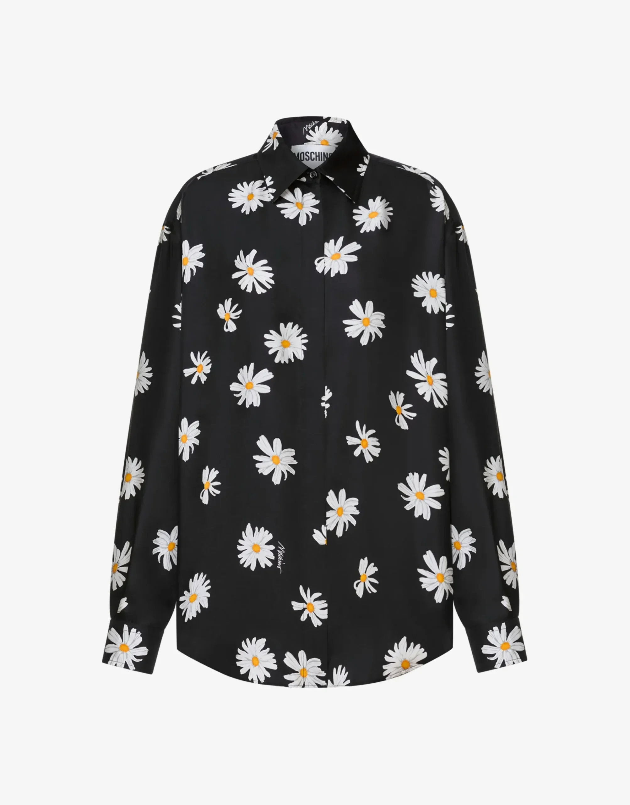 Moschino Shirts & Tops^Silk Twill Shirt Allover Daisy