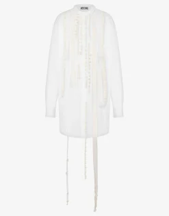 Moschino Dresses^Stretch poplin dress with embroidery