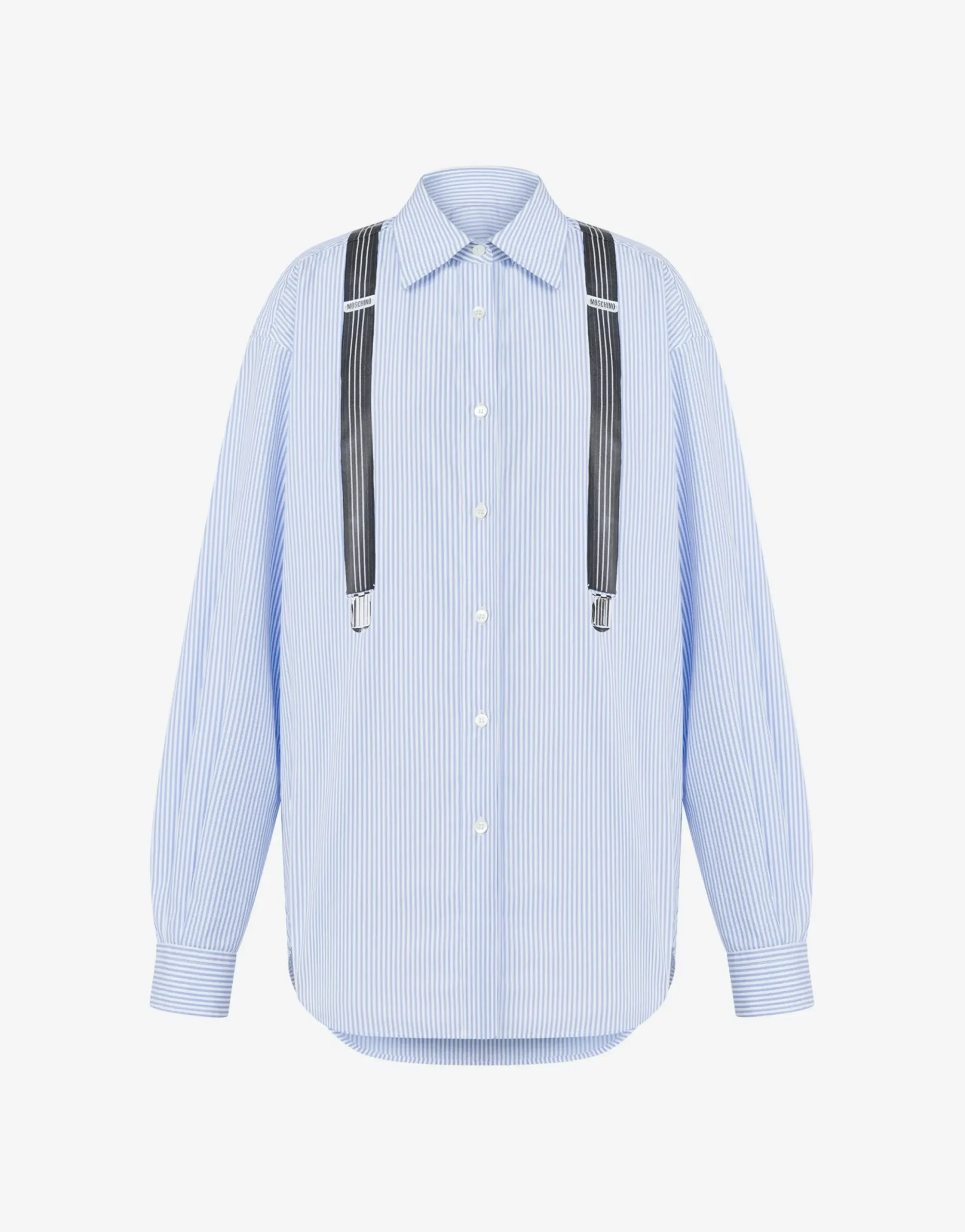 Moschino Shirts & Tops^Striped Poplin Shirt Suspenders