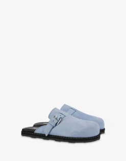 Moschino Flats^Suede Mules