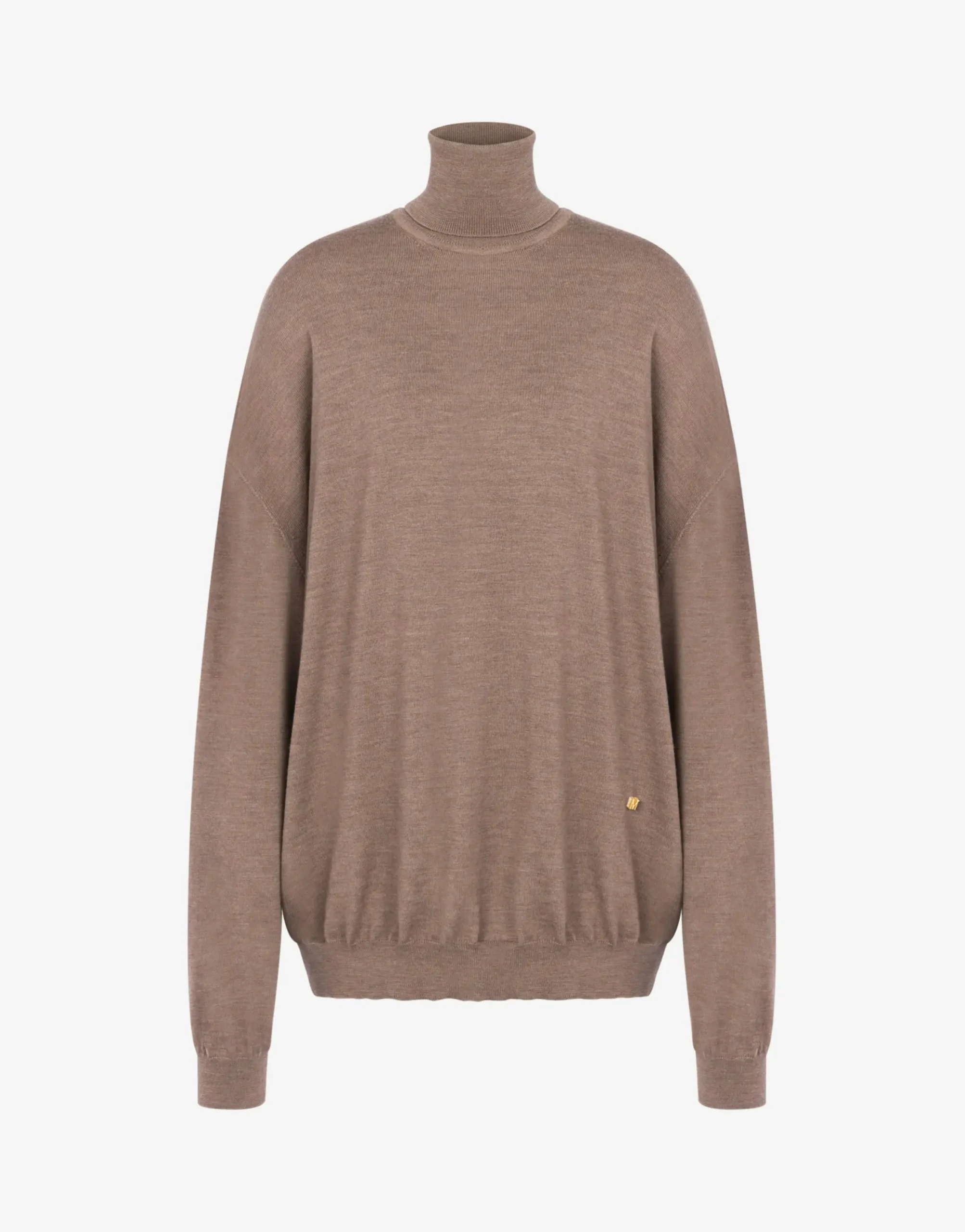 Moschino Co-ords|Knitwear^Turtleneck sweater in wool Golden M