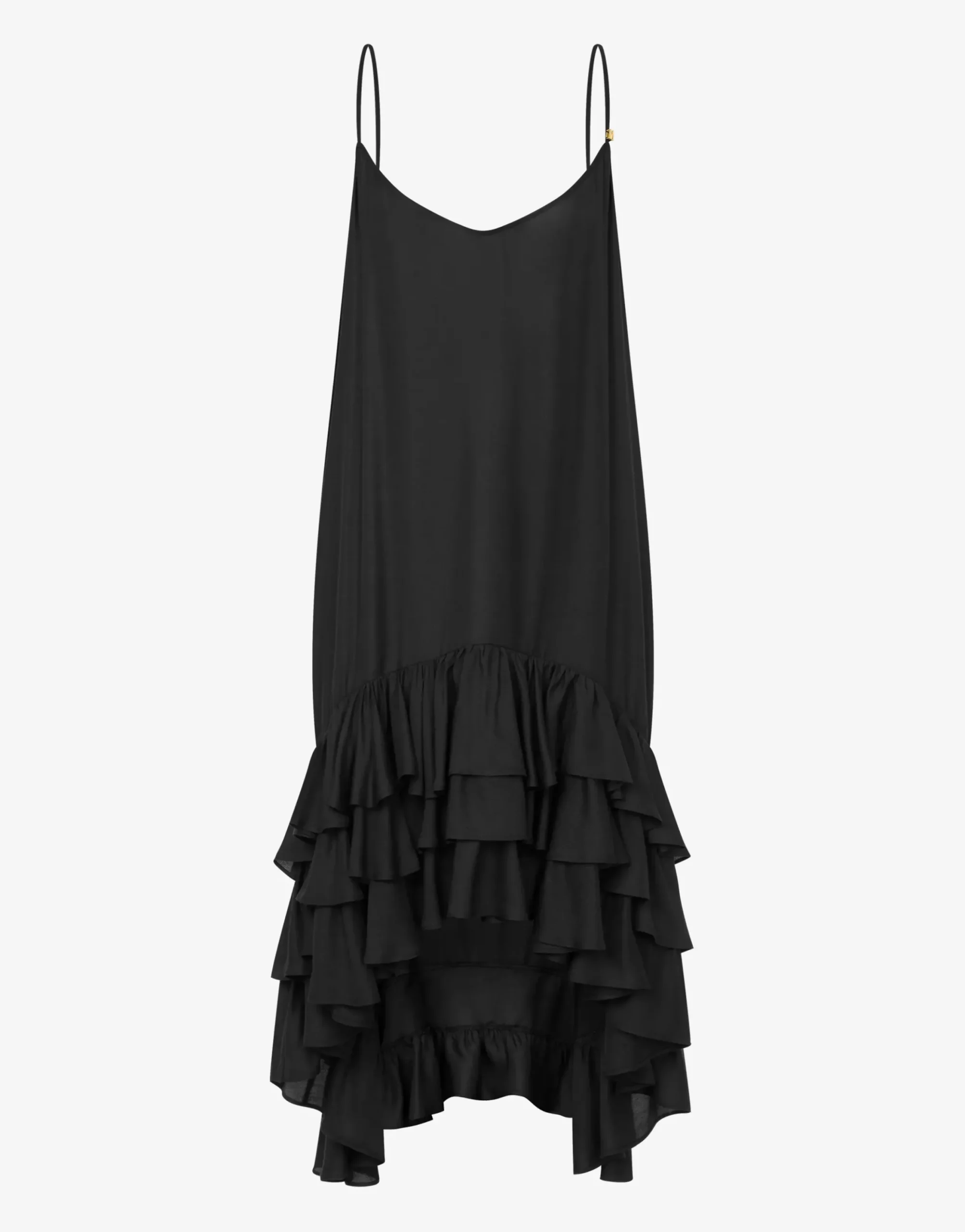 Moschino Dresses^Viscose Twill Dress with Ruffles