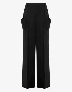 Moschino Pants & Shorts^Wool Canvas Trousers Slippers