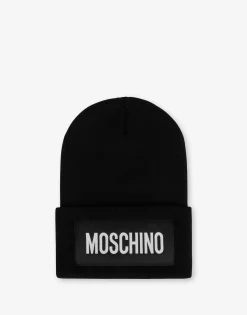 Moschino Hats & Gloves^Wool Mix Hat Logo Patch