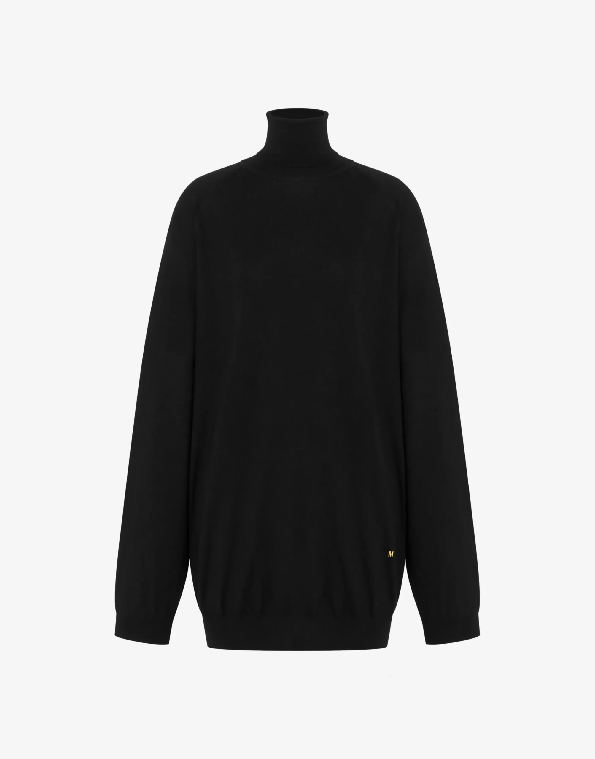 Moschino Knitwear^Wool sweater with cut-out Golden M